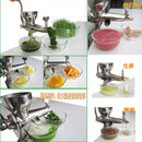 304 Acero Inoxidable Juicer Juicer Saludable Trigo Hierba Juicer exprimidor lento Fruta Jugo extractor Verdura Naranja