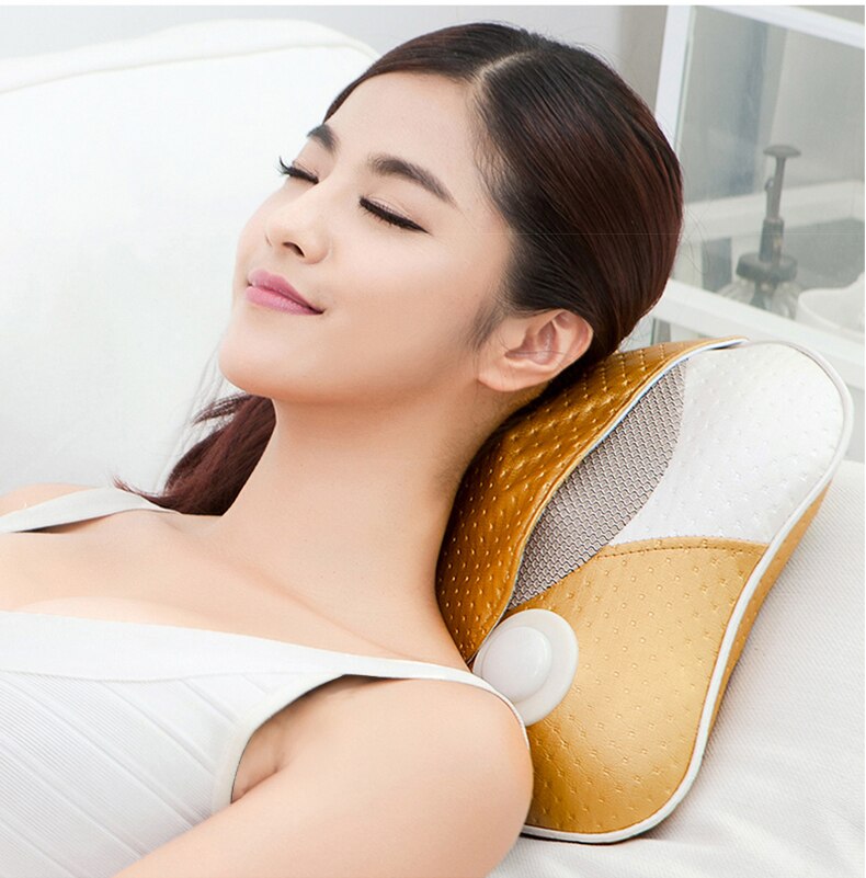 household Cervical vertebra massager neck waist back shoulder massage pillow multifunctional cushion health care instrument