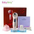 7 W 1 3 MHz wysokiej częstotliwości galwaniczny ultradźwiękowy foton.ems mikrocząca maszyna do podnoszenia twarzy. Zaległe odmładzanie skóry pielęgnacja piękna