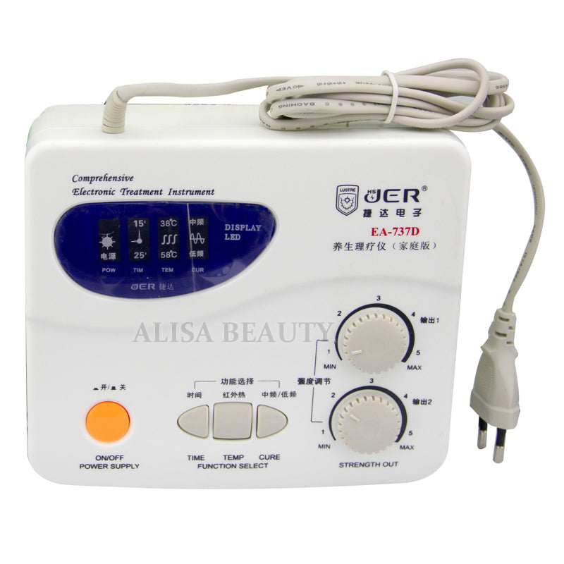 EA-F737D Electro Acupuncture Stimulator Muscular Massaging Far Infrared Therapy Machine Foot Massage Magnetic therapy Slippers