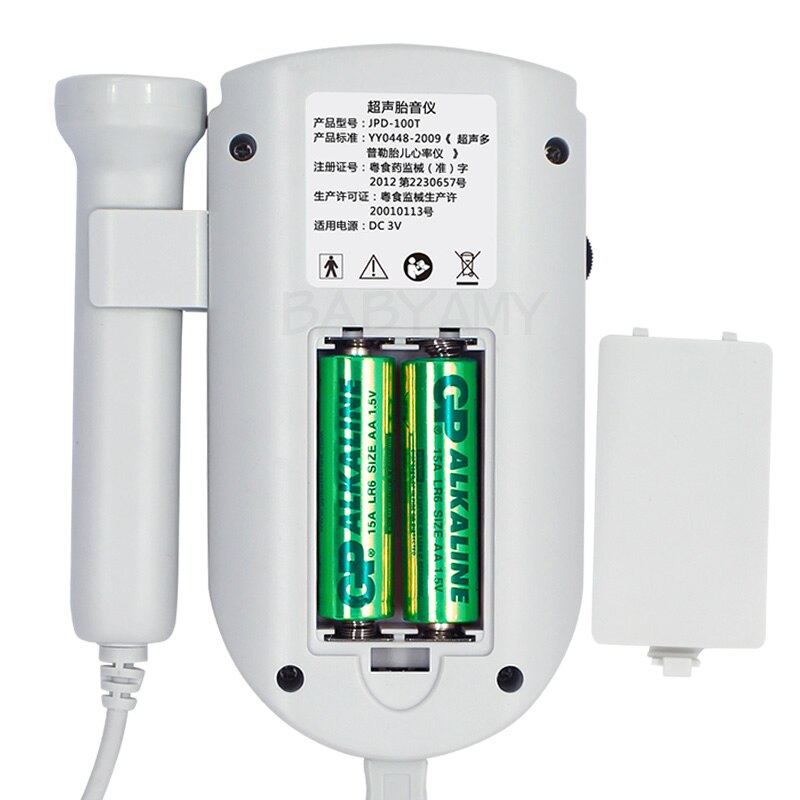 Portable Tqila Ultrasoniku Fetu Doppler Prenatali Qalb Rate Monitor LCD Ultrasound Baby Doppler 3Mhz