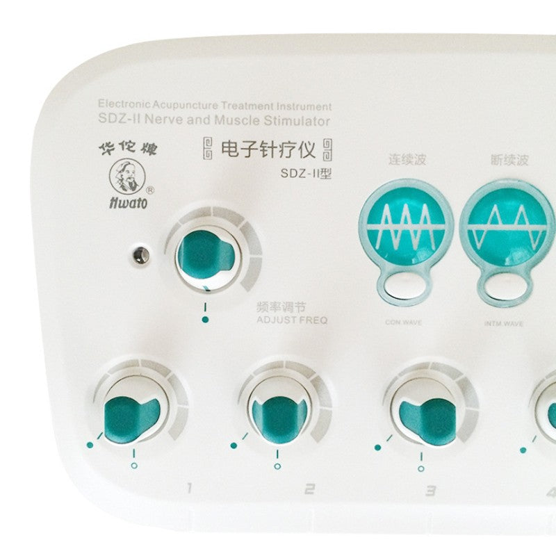 Hwato SDZ-II Naik Taraf Mesin Perangsang Akupunktur Elektro 6 saluran keluaran Radas Terapeutik Akupunktur 100V-240V