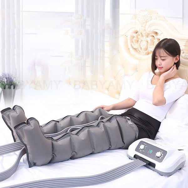 Luftkompressionsbein Wraps Massager Zirkulation Bein Wraps Gesundheitswesen Fuß Pneumatische Kompressionsmassagegerät zum Entspannen verlieren Gewicht