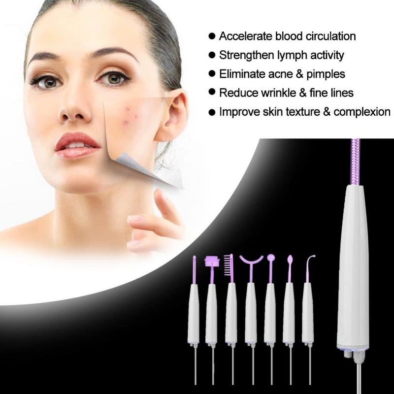High Frequency Facial Machine Portable High Frequency Therapy Skin Tightening Acne Spot Wrinkles Remover Beauty Therapy