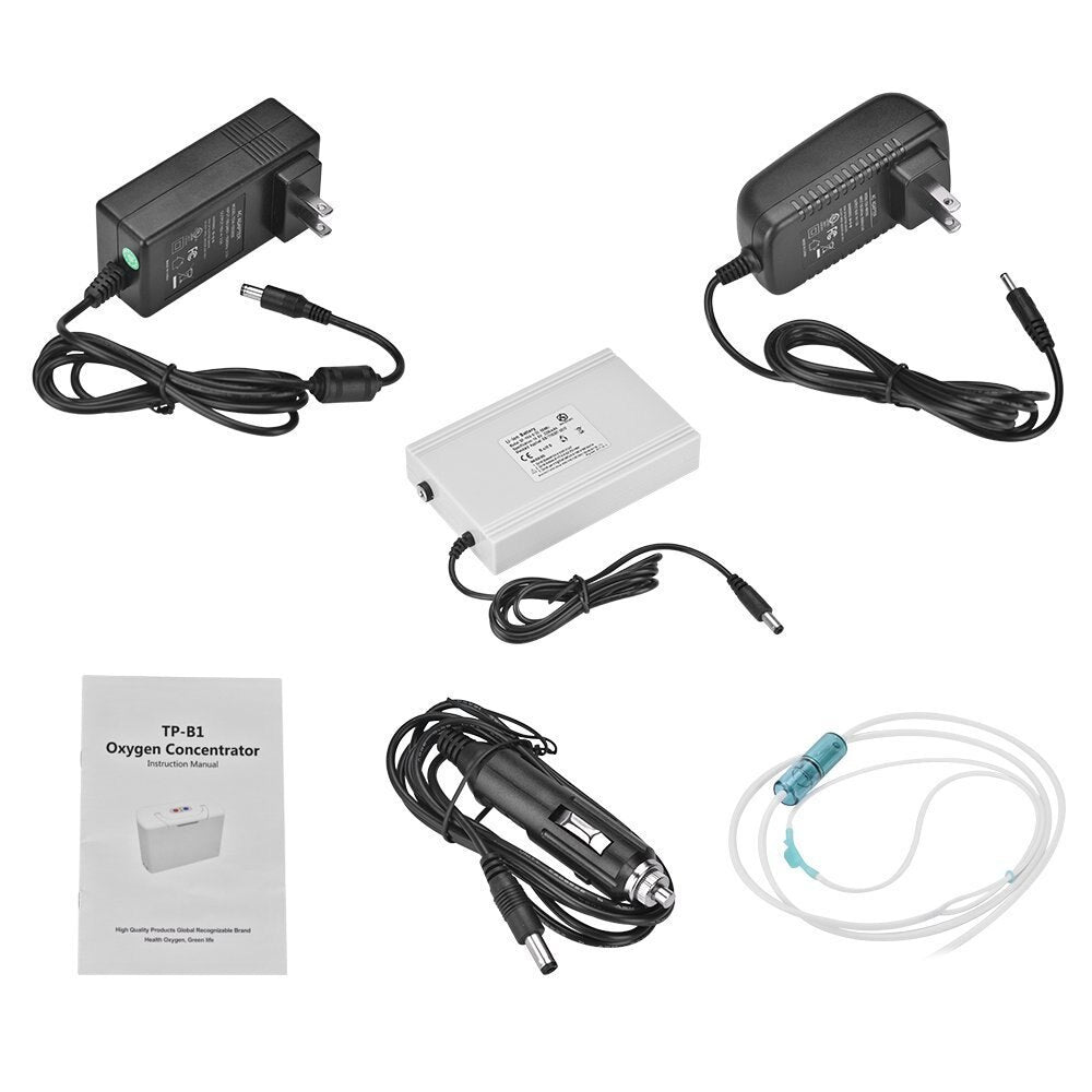 Rechargeable Portable Oxygen Concentrator 3L Oxygen Inhaler ...