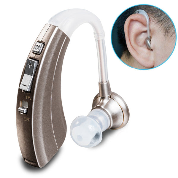 Aide auditive sans fil 4 sans fil Mini-réduction de bruit durable Aide auditive numérique Aide auditifs pour le son des personnes âgées