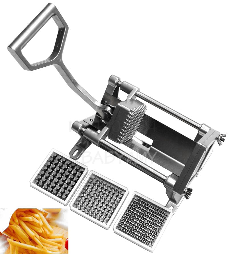 Kummerċjali Fast Heavy Duty French Fry Cutter Slicer tal-patata Hotel Ħxejjex 8cm 10cm 12cm Cutter tal-patata Slicer Ravanell Slice