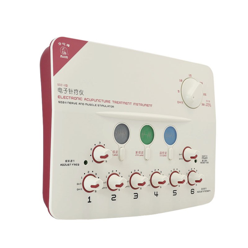 Hwato SDZ-II Nerve and Muscle Stimulator Electronic Acupuncture Treatment Instrument 3 Waveform 6 outputs