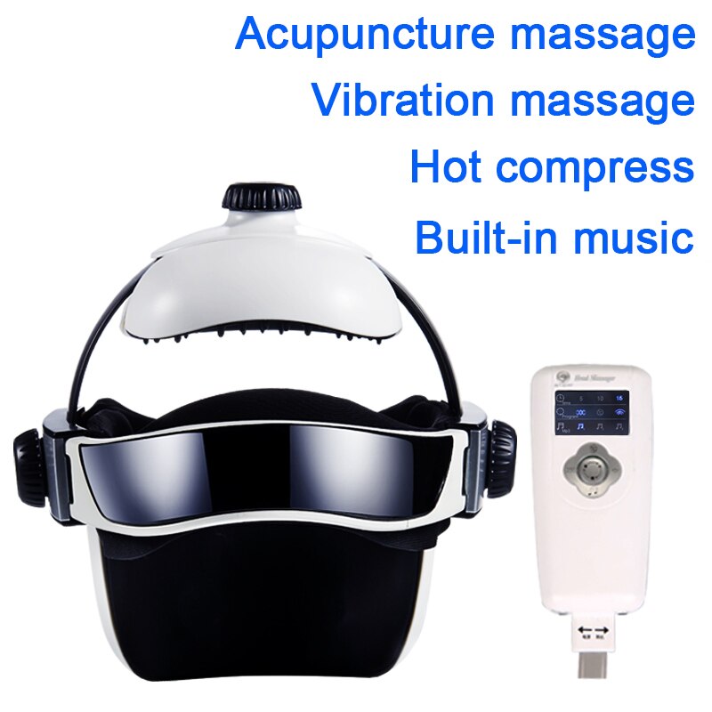Head Massager Electric Massager Airbag Brain Brain Relaxing Massage Instrument With Music Life Relaxation Equipment US EU