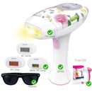 DEESS GP585 3 en 1 Versión de aceleración Depilación permanente Depiladora láser Kit de belleza Serie Acné Rejuvenecimiento de la piel clara para el cuerpo de la cara