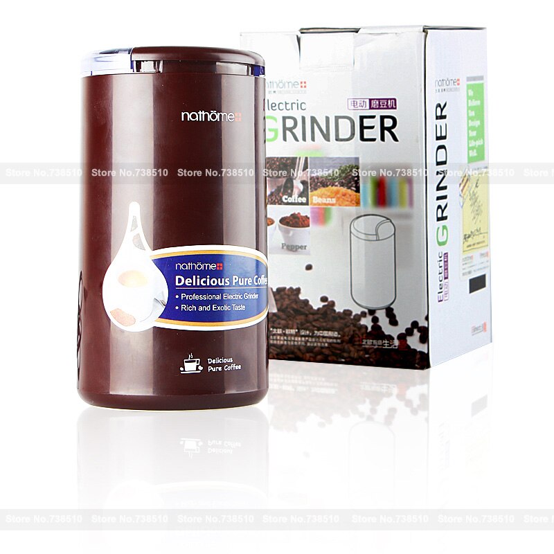 Roestvrijstalen elektrische koffiemolen elektrische koffiemolen slijpmachine voor koffie en babyvoeding kruiden kruiden