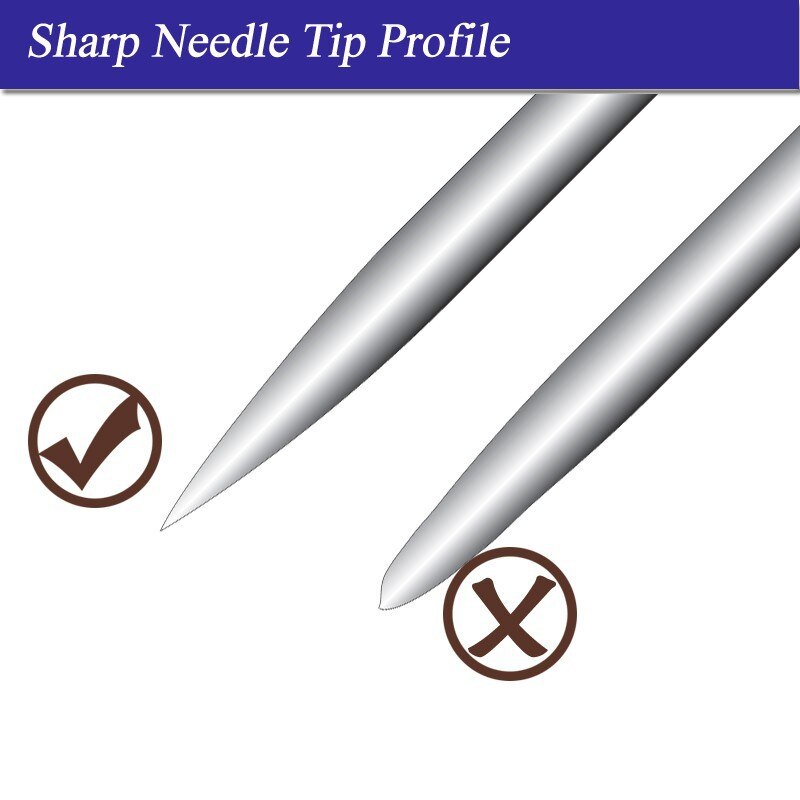 Agulhas de acupuntura estéreis usam individuais 500 PCs descartáveis ​​agulhas de acupuntura chinesa