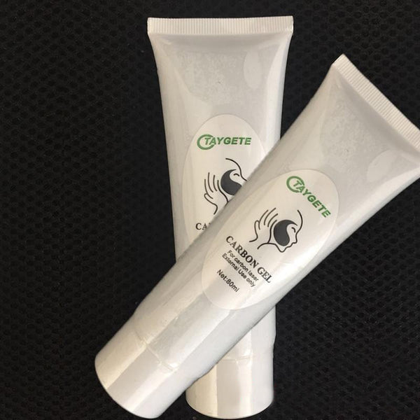 80ml Carbon Cream Gel Arcmasszázs fehérítő Lézeres Krém Fiatalító Aktív Szén Gél külső használatra Bőrápolás