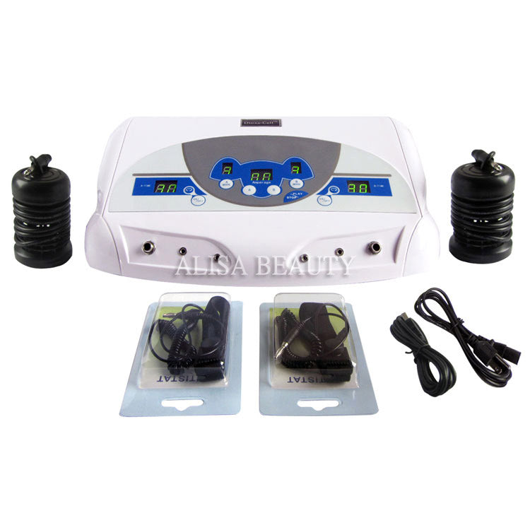 Music Dual Ion Cleanse Detox Machine Cleanse Foot Detoxification Machine System Foot Bath Spa Massager Two People Use