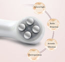 Instrumento de limpieza de vibración ultrasónica multifuncional LED RF Terapia de fotones EMS ION MÁSTERAPIA MÁQUINA DE BELLEZA