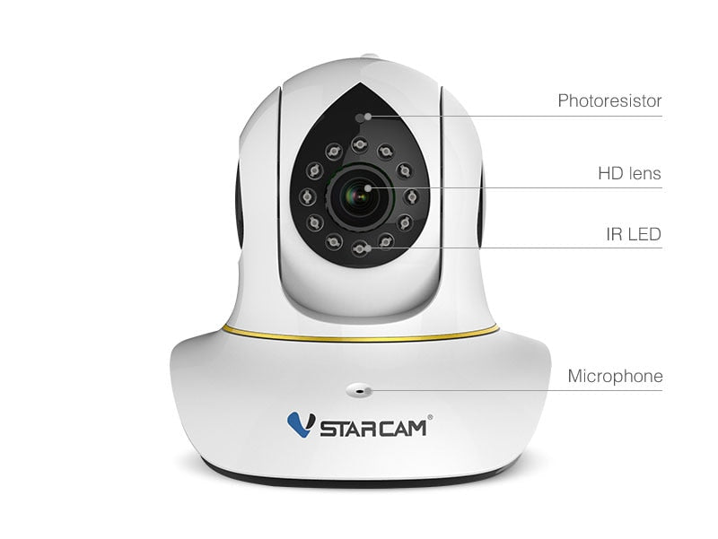 VSTARCAM C38S 1080P 풀 HD 무선 IP 카메라 와이파이 카메라 나이트 비전 2 메가 픽셀 보안 인터넷 감시 카메라