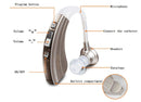 Wireless 4 Mode Hearing Aid Portable Mini Durable Noise Reduction Digital Hearing Aid Ear Aids for the Elderly Sound