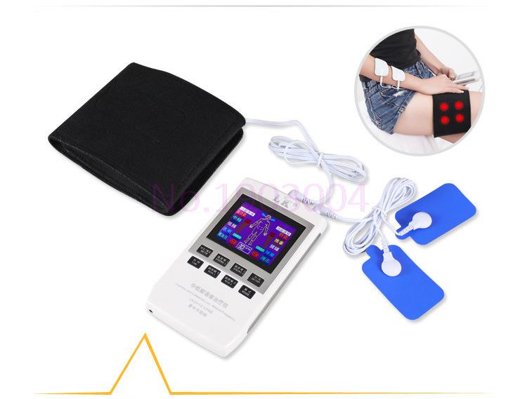 Electrotherapy Physiotherapy Pulse Massager Muscle Stimulator LCD Rechargeable Massage apparatus 110-220v