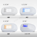 DEESS GP585 3 en 1 Versión de aceleración Depilación permanente Depiladora láser Kit de belleza Serie Acné Rejuvenecimiento de la piel clara para el cuerpo de la cara