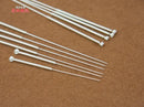 Silver acupuncture needle