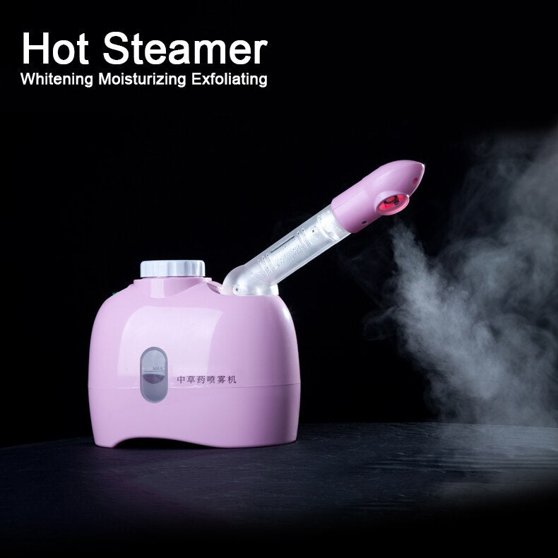 Hot Steam ozone Facial Steamer Face Sprayer Vaporizer Beauty Salon Skin Care Instrument Machine Whitening Moisturizing