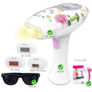 DEESS GP585 3 en 1 Versión de aceleración Depilación permanente Depiladora láser Kit de belleza Serie Acné Rejuvenecimiento de la piel clara para el cuerpo de la cara