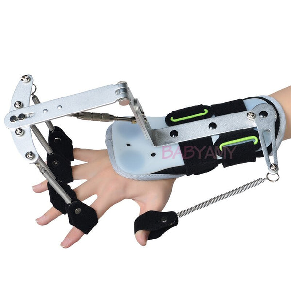 Medizinischer Finger-Armbandorthotik Rehabilitation Trainer Sehnen Übungen Verstellbarer Fingerschiene Protector für Schlaganfall Hemiplegia