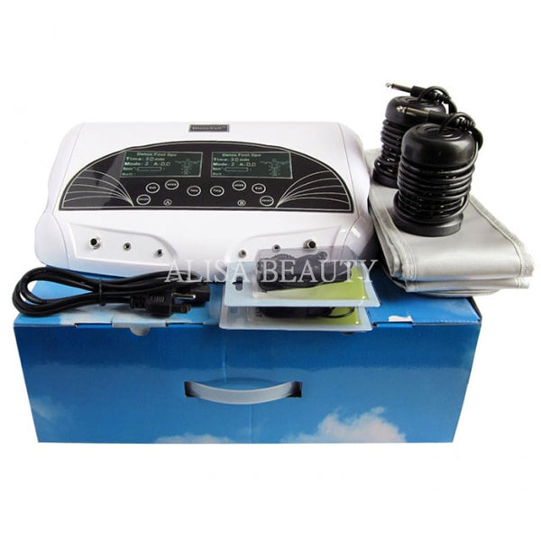 Dual Ionic Cleanse Detox Machine Ionic Detox Foot Spa Salon SPA Aqua Clele Cleanse SPA Машина для ног Ванна
