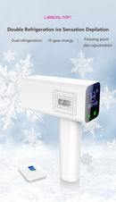Lescolton T012 ICE Cold IPL epilátor lézeres szőrtelenítő LCD kijelzős gép tartós bikini trimmer elektromos szőrtelenítő
