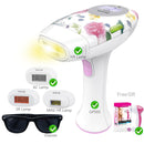 DEESS GP585 3 en 1 Versión de aceleración Depilación permanente Depiladora láser Kit de belleza Serie Acné Rejuvenecimiento de la piel clara para el cuerpo de la cara