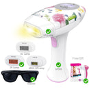 DEESS GP585 3 en 1 Versión de aceleración Depilación permanente Depiladora láser Kit de belleza Serie Acné Rejuvenecimiento de la piel clara para el cuerpo de la cara