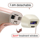 MiSMON MS-206B lézeres szőrtelenítő nőknek, IPL szőrtelenítő készülék férfiaknak/nőknek, tartós eredmények az arcon és a testen