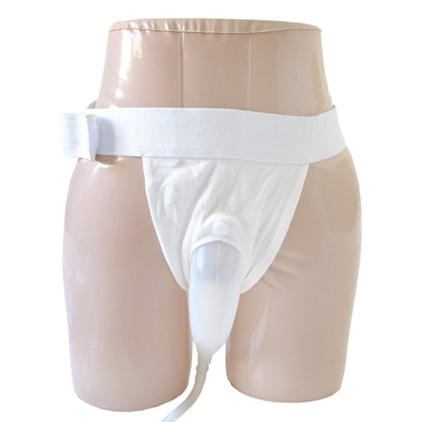 男性の尿袋の尿のコレクションセット通気性便器のコレクターのこぼれ防止可能なサイズ