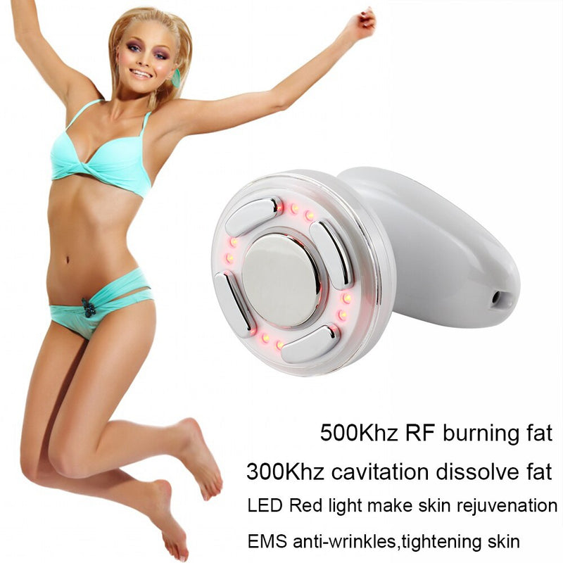 Portable Ultrasonic Body Slimming Massage Machine Cavitation Fat Removal Photon Radio Frequency RF therapy for Bod Weight Lose
