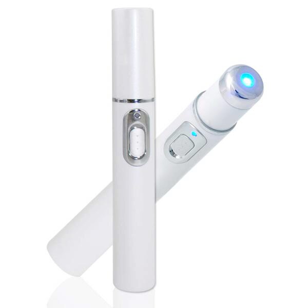 Portable 415 nm Blue Light Acne Microcurrent repair skin Fast  Acne Removal Pen
