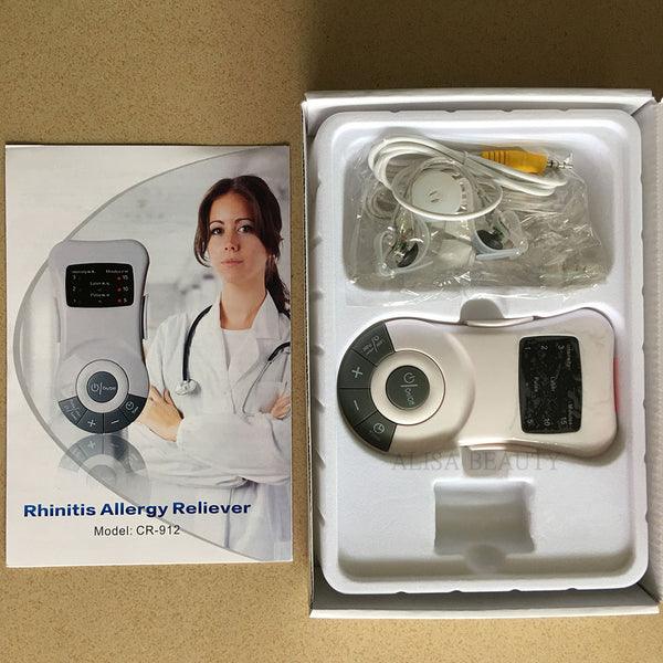 Original Rhinitis Therapy Machine Allergy Reliever Low Frequency Laser Hay Fever Sinusitis Device Nose Care Massager