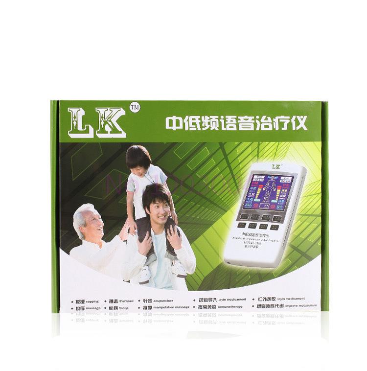 Électrothérapie Physiothérapie Pulse Massager Stimulateur musculateur LCD Appareil de massage rechargeable 110-220V
