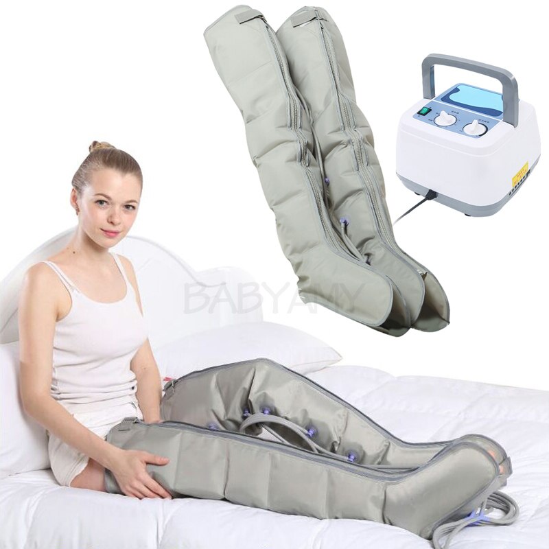 6 Cavity Electric Air Compression Leg Massager Leg Wraps Stovepipe Foot Ankles Calf Massage Machine Relax and lose weight 220V