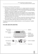 6 チャンネル Hwato sdz-iii 低周波電気鍼刺激装置神経と筋肉用鍼