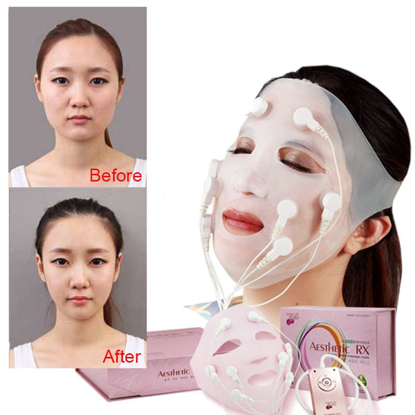 Yingzi Orijinal Kırışıklık V Yüz Çene Yanak Lift Up Zayıflama Ince Masaj Maskesi USB Şarj ABD AB İNGILTERE Tak 110 V-240V