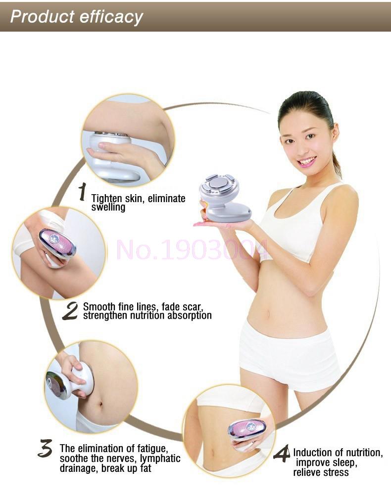 Portable Ultrasonic Body Slimming Massage Machine Cavitation Fat Removal Photon Radio Frequency RF therapy for Bod Weight Lose