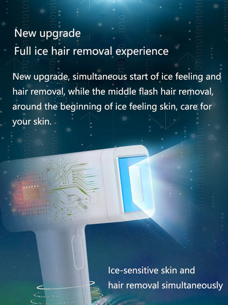 LESCOLTON T-011C Laser Epilator - IPL Ice Cool Technology - 5 Power Levels - Two Working Modes - Touch Control - Up To 350,000 Flashes