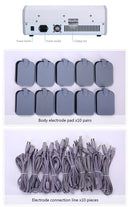 Mesin Tens Hot Profesional Pemanas Inframerah Jauh Gelombang Rusia Stimulator Otot Elektrik Mesin EMS untuk Penggunaan di Rumah dan Salon