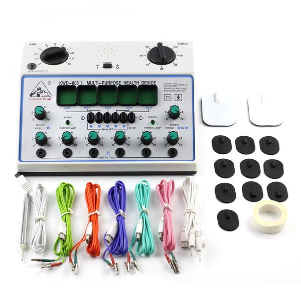 KWD-808I 6 Canais Dezenas UNIT Multi-Purpose Electro Acupuncture Stimulator Device KWD808I Electroacupuncture nervo estimulador muscular