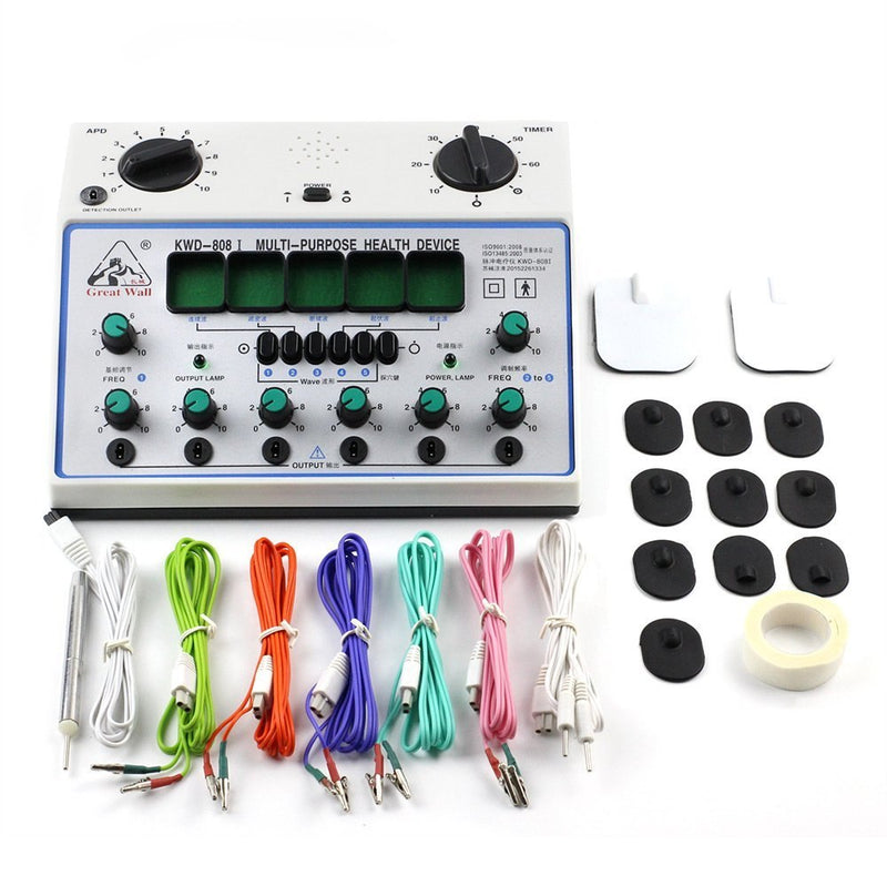 KWD-808I 6 Channels Tens UNIT Multi-Purpose Electro Acupuncture Stimulator Device KWD808I Electroacupuncture nerve muscle stimulator