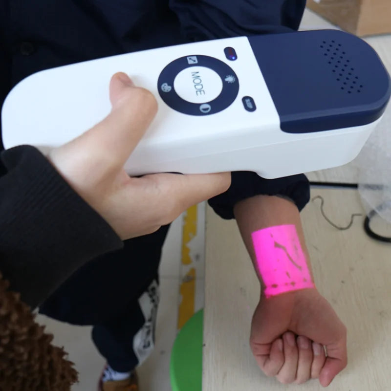 Escáner médico portátil de mano para buscar venas, escáner de vasos sanguíneos para clínica u hospital
