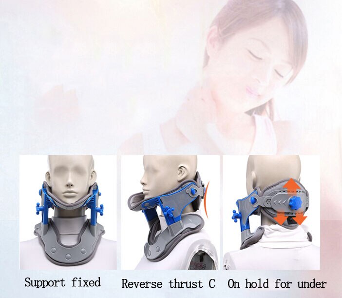 Neck collar correction repair neck cervical traction apparatus moxibustion heat of cervical spine massager
