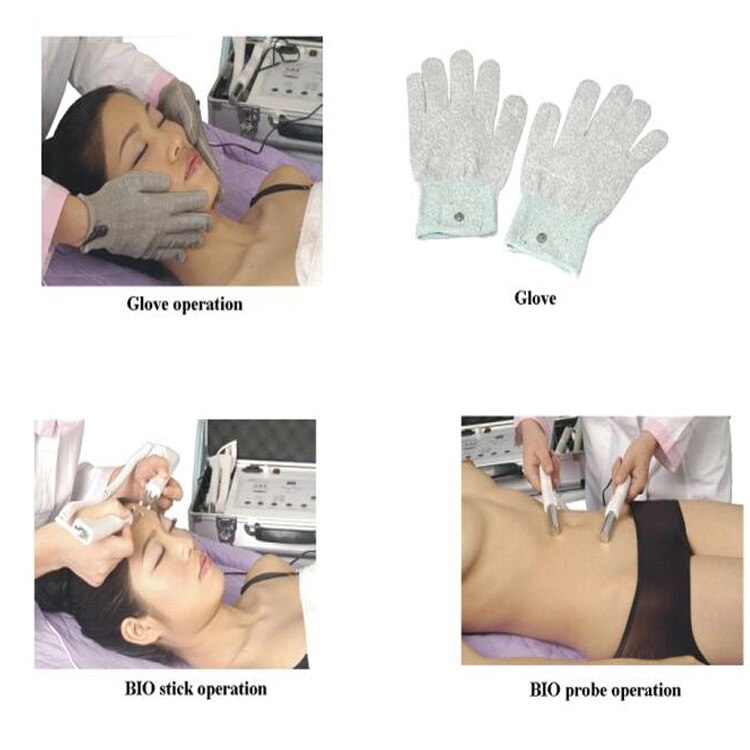 3 in 1 Boxy galvanic magic glove microcurrent face lift facial machine galvanic spa microcurrent bio stimulation