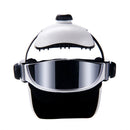 Masajeador de cabeza, masajeador de ojos 2 en 1, alivia el estrés, promueve el sueño, música, casco de masaje, masajeador de cabeza de presión infrarroja automático