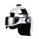 Masajeador de cabeza, masajeador de ojos 2 en 1, alivia el estrés, promueve el sueño, música, casco de masaje, masajeador de cabeza de presión infrarroja automático